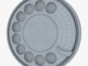 rotary phone dial v 1 3D Model