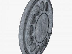 rotary phone dial v 1 3D Модель