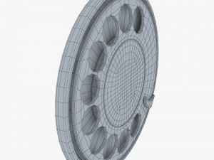rotary phone dial v 1 3D Модель