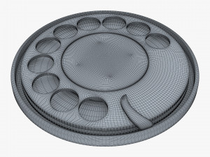 rotary phone dial v 1 3D Модель