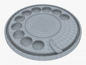 rotary phone dial v 1 3D Модель