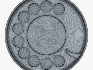 rotary phone dial v 1 3D Модель