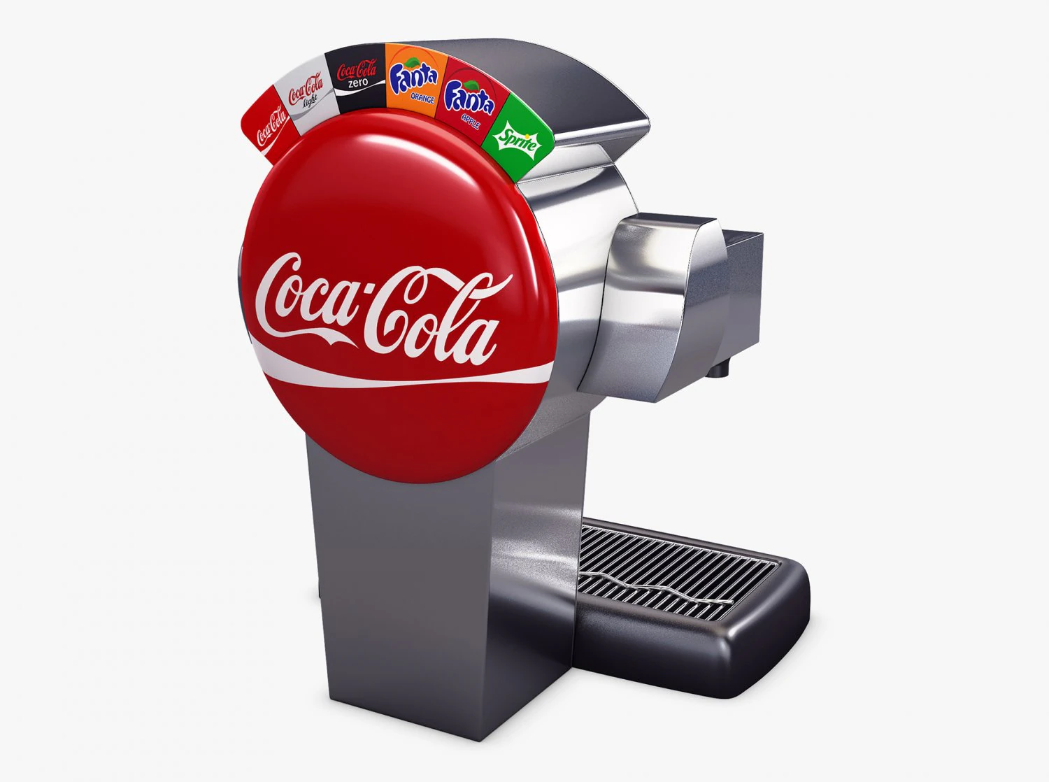 drinks dispenser v 1 3D Model .c4d .max .obj .3ds .fbx .stl .blend
