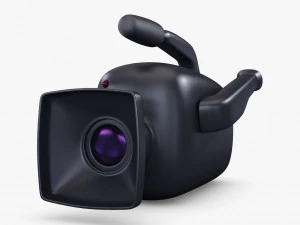 c&acirc;mera de cinema dos desenhos animados v 1 Modelo 3D
