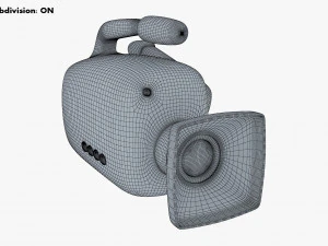 c&acirc;mera de cinema dos desenhos animados v 1 Modelo 3D