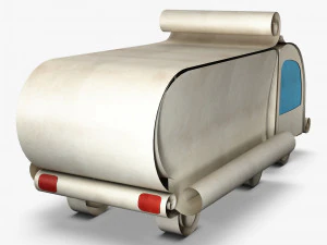 vehicle paper collection volume 1 3D Model