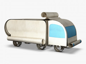 vehicle paper collection volume 1 3D Model