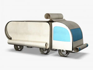 vehicle paper collection volume 1 3D Model