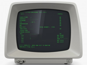 monitor v 3 3D 모델