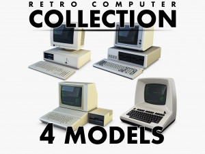 retro computer collection volume 1 3D Models