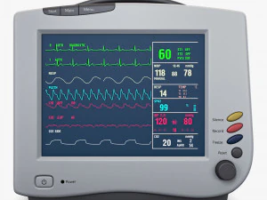 monitor m&eacute;dico v 1 Modelo 3D