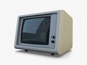 monitor v 4 3D Model