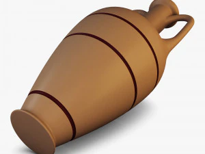 antique amphora v 1 3D Model