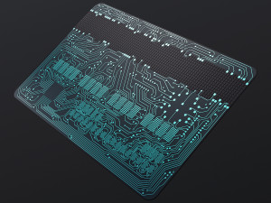 electronic circuit bank card v 2 3D Model
