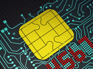 electronic circuit bank card v 2 3D Model