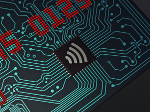 electronic circuit bank card v 2 3D Model