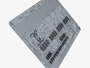 electronic circuit bank card v 2 3D Model