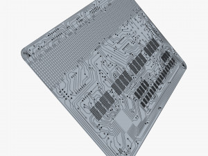 electronic circuit bank card v 2 3D Model