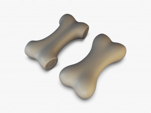 cartoon bone v 1 Modelo 3D