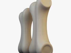 cartoon bone v 1 Modelo 3D