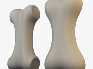 cartoon bone v 1 Modelo 3D