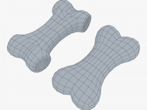 cartoon bone v 1 Modelo 3D