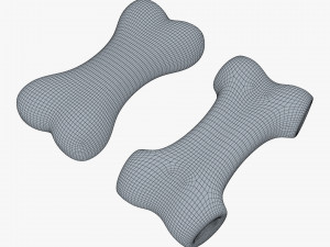 cartoon bone v 1 Modelo 3D