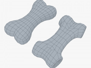 cartoon bone v 1 Modelo 3D