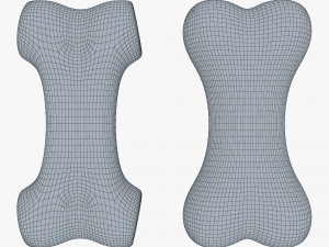 cartoon bone v 1 Modelo 3D