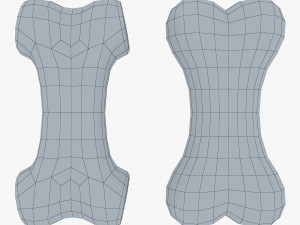 cartoon bone v 1 Modelo 3D