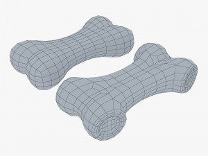 cartoon bone v 1 Modelo 3D