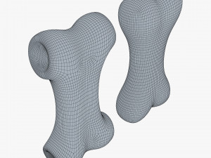 cartoon bone v 1 Modelo 3D