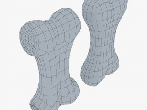 cartoon bone v 1 Modelo 3D