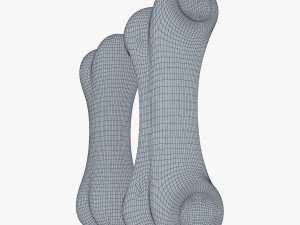 cartoon bone v 1 Modelo 3D