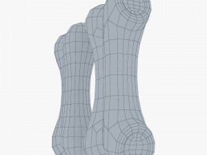 cartoon bone v 1 Modelo 3D