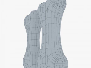 osso dei cartoni animati v 1 Modello 3D