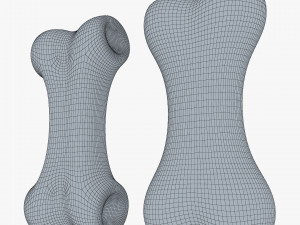 cartoon bone v 1 Modelo 3D
