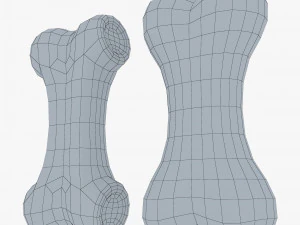 osso dei cartoni animati v 1 Modello 3D