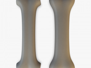 cartoon bone v 2 Modelo 3D