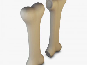 cartoon bone v 2 3D Model