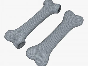 cartoon bone v 2 3D Model