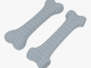 cartoon bone v 2 3D Model