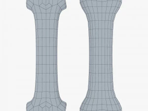 cartoon bone v 2 3D Model