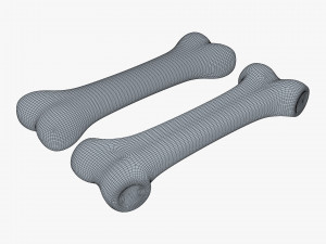 cartoon bone v 2 Modelo 3D