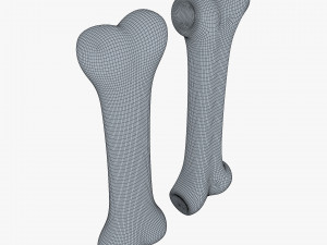 cartoon bone v 2 Modelo 3D