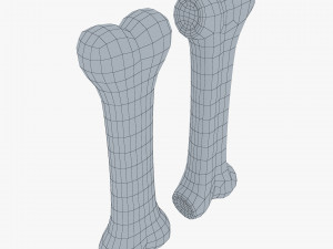 cartoon bone v 2 Modelo 3D