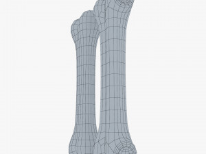 cartoon bone v 2 Modelo 3D