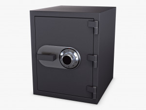 steel safe v 1 3D Model