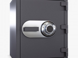 steel safe v 1 3D Model