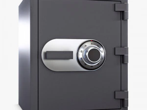 steel safe v 1 3D Model